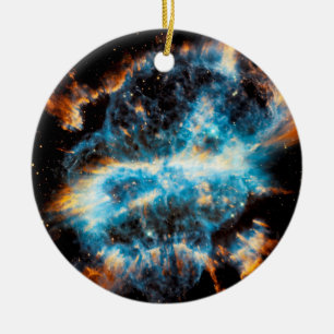 NGC 5189 Planetarischer Nebel - Hubble-Weltraumfot Keramik Ornament