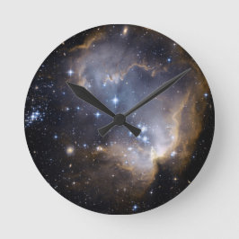 NGC 602 bright stars NASA Runde Wanduhr