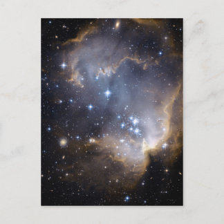 NGC 602 helle Sterne NASA Postkarte