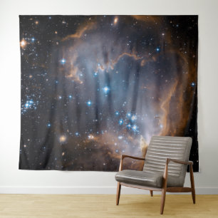 NGC 602 helle Sterne NASA Wandteppich