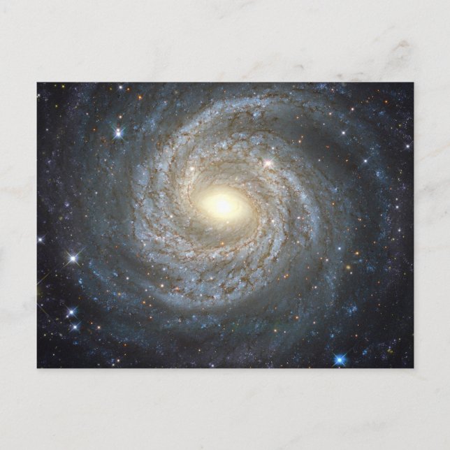 NGC 6814 Spiral Snowflake Galaxy Postkarte (Vorderseite)