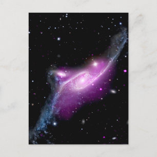 NGC 6872 Blackhole Galaxy Postkarte