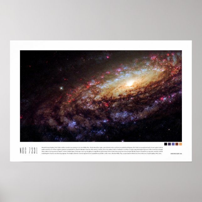 NGC 7331 (Caldwell 30) Poster (Vorne)