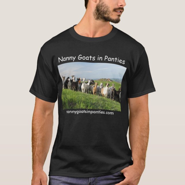 NGIP URL auf Rückseite (dunkle Farben) T-Shirt (Vorderseite)