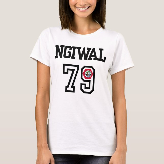 Ngiwal Staat Palau Micronesia T-Shirt (Vorderseite)