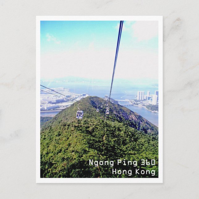 Ngong Klingeln 360, Hong Kong Postkarte (Vorderseite)