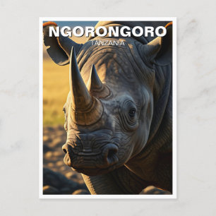 Ngorongoro Krater Tansania Postcard Postkarte
