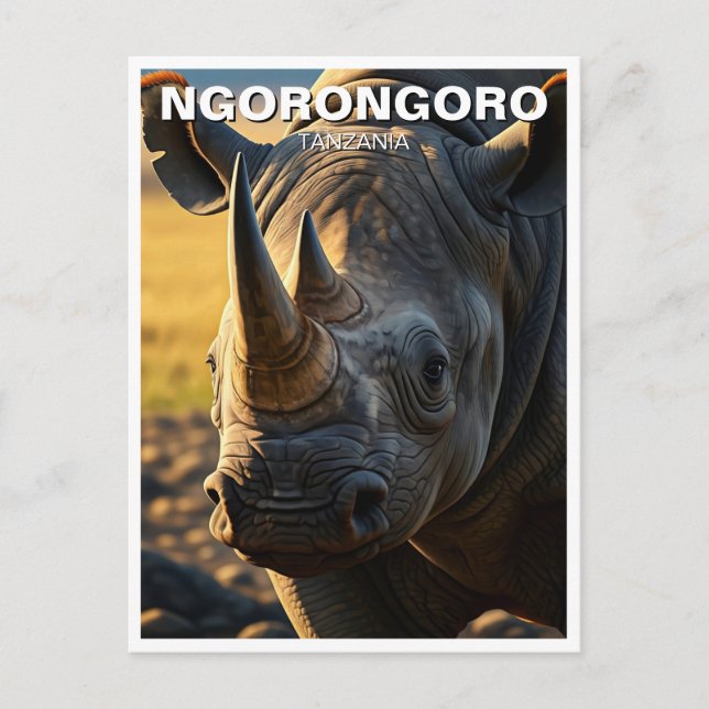 Ngorongoro Krater Tansania Postcard Postkarte (Vorderseite)