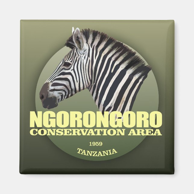 Ngorongoro (Zebra) WT Magnet (Vorne)