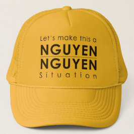 Nguyen/Nguyen Situations-Fernlastfahrer-Hut Truckerkappe