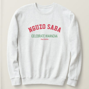 NGUZO SABA Celebrate Kwanzaa Sweatshirt