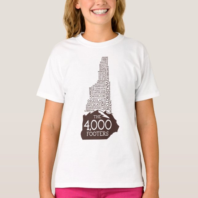 NH 4000 Footers T - Shirt (Braunes Logo) (Vorderseite)