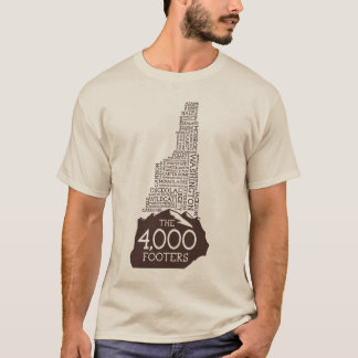 NH 4000 Footers T - Shirt (Braunes Logo)