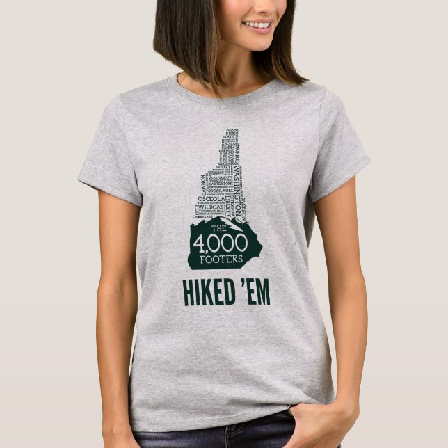 NH 4000 Pieds de page a porté le T-shirt féminin (Devant)