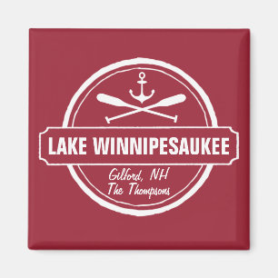 NH Lake Winnipesaukee Sonderstadt, Name, Anker Magnet