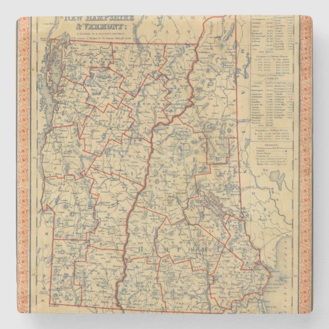NH, Vt Steinuntersetzer (Vorderseite)