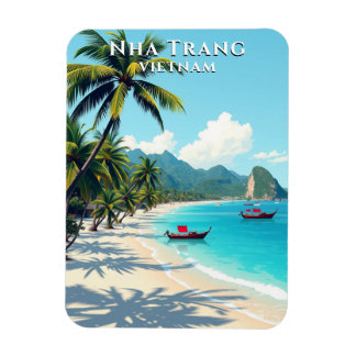 Nha Trang Vietnam Beach Travel Magnet