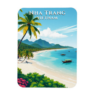 Nha Trang Vietnam Beach Travel Magnet