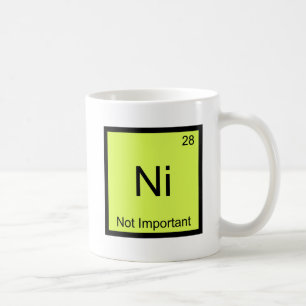 Ni - Kein wichtiges Symbol für die Funny Chemistry Kaffeetasse