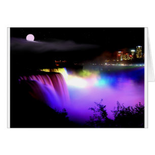 Niagara-Fall-unter-Flutlicht-an-Nacht