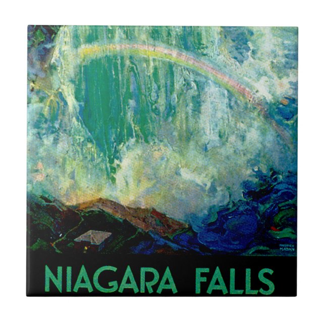 Niagara-Fälle Fliese (Vorderseite)