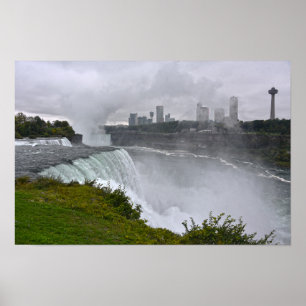 Niagara Fälle im Nebel, New York Poster
