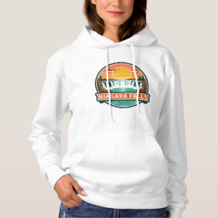 Niagara Fälle Kanada Retro-Design Hoodie