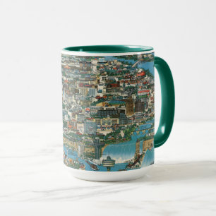 Niagara-Fälle Karte Tasse