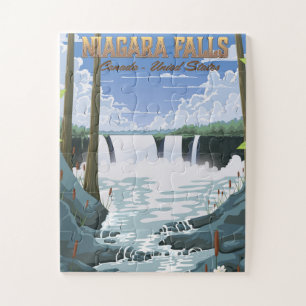 Niagara-Fälle Reiseplakat