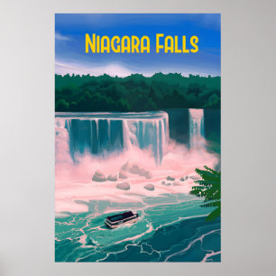 Niagara-Fälle-Reiseposter Poster