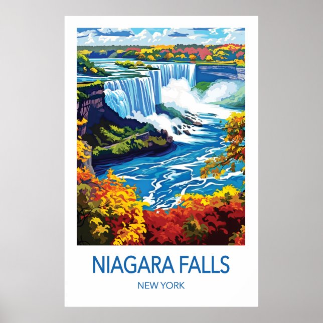 Niagara-Fälle-Reiseposter Poster (Vorne)