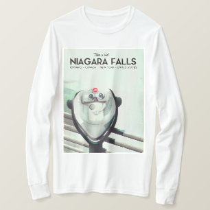 Niagara Fälle - USA - Kanada Vintage Reiseposter T-Shirt