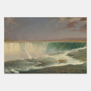 Niagara-Fälle von Frederic Edwin Church Geschenkpapier Set