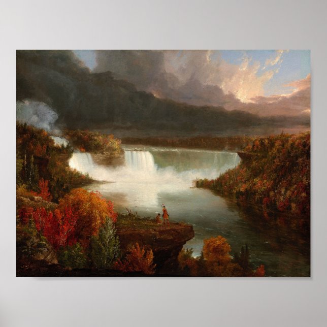 Niagara Falls (1830) — Thomas Cole Print Poster (Vorne)