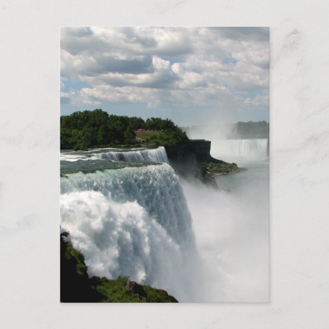 Niagara Falls: Amerikanische und kanadische Horses Postkarte (Vorderseite)