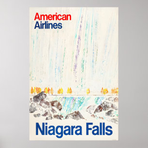 Niagara Falls - Amerikanisches Reiseplakat Poster