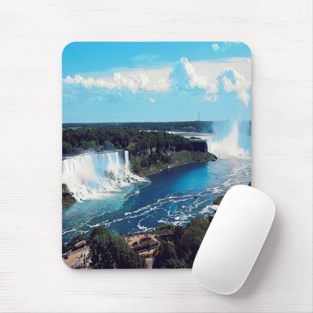 NIAGARA FALLS - Ansicht Mousepad (Mit Mouse)