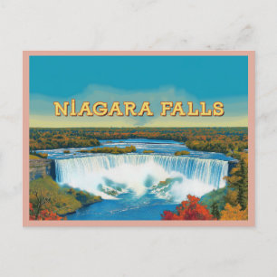 Niagara Falls - Atemberaubende Wasserfall Landscha Postkarte