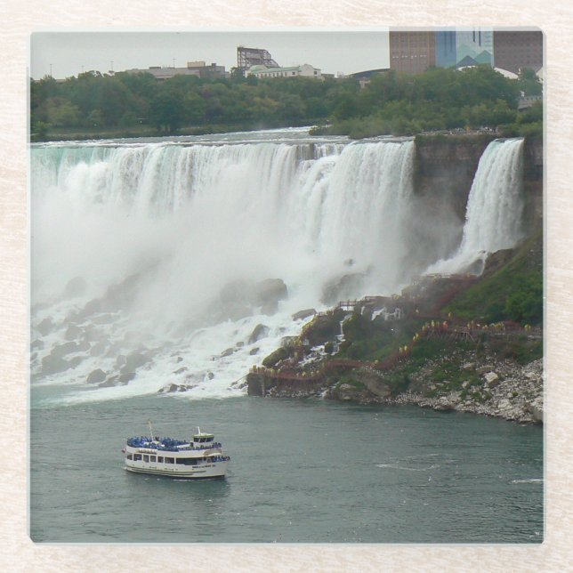 Niagara Falls auf kanadischer Seite Glasuntersetzer (Vorderseite)