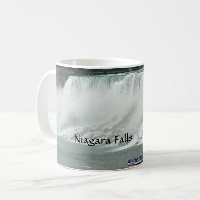 Niagara Falls auf kanadischer Seite Kaffeetasse (Vorderseite Links)