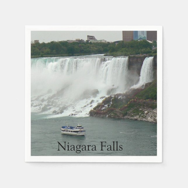 Niagara Falls auf kanadischer Seite Serviette (Vorderseite)