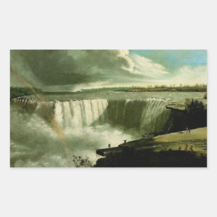 Niagara Falls aus Table Rock Rechteckiger Aufkleber