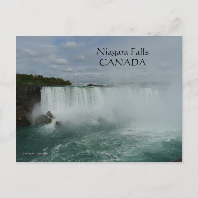 Niagara Falls Beauty-Canadian Side Postkarte (Vorderseite)