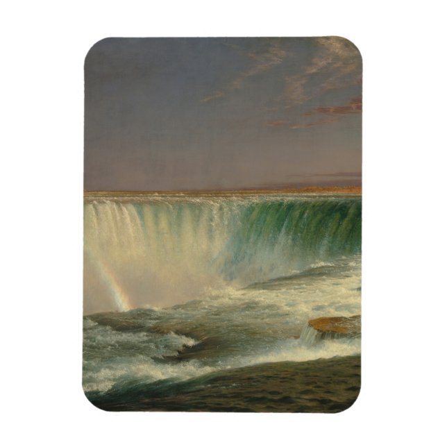 Niagara Falls by Frederic Edwin Church Magnet (Vertikal)