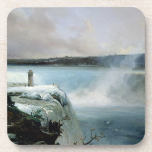 Niagara Falls, c.1837-40 (Öl auf Leinwand) Getränkeuntersetzer