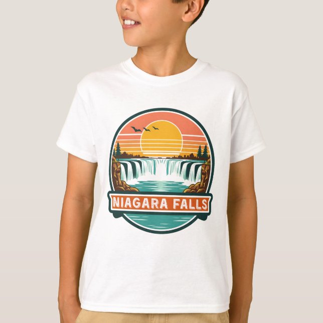 niagara falls canada retro design  T-Shirt (Vorderseite)