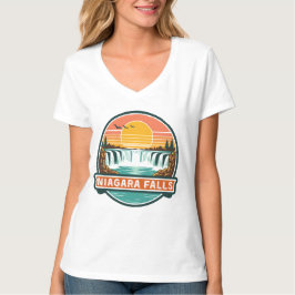 niagara falls canada retro design  T-Shirt