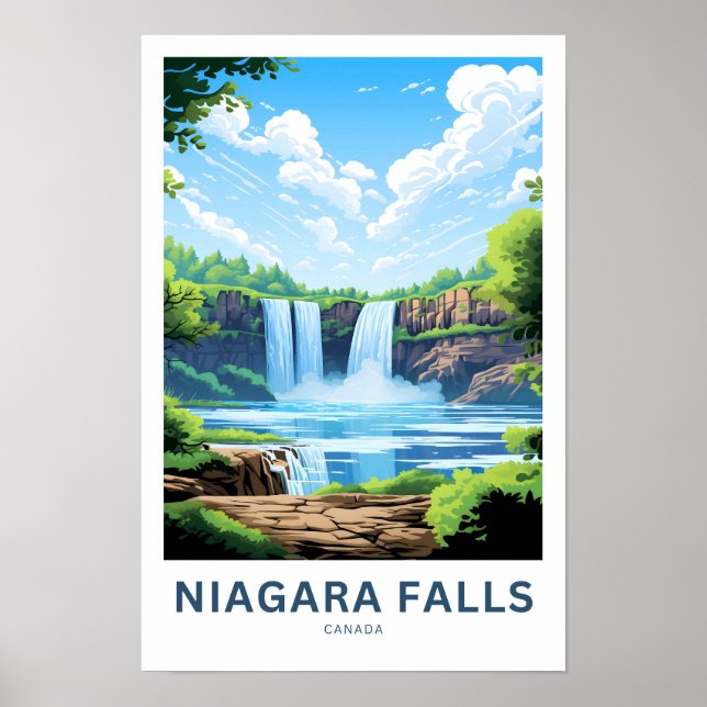 Niagara Falls Canada Travel Poster (Vorne)