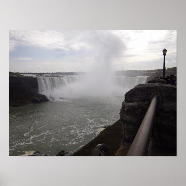 Niagara Falls Canadian Side Waterfall Foto Poster (Vorne)