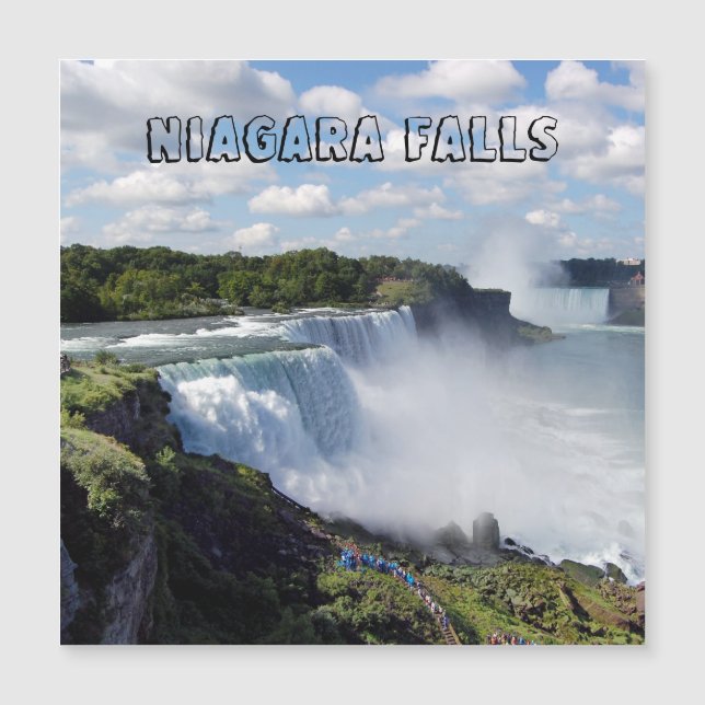 Niagara Falls Destination Magnetkarte (Vorderseite)
